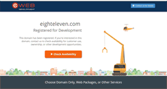 Desktop Screenshot of eighteleven.com