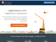 Tablet Screenshot of eighteleven.com